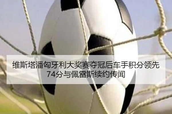 维斯塔潘匈牙利大奖赛夺冠后车手积分领先74分与佩雷斯续约传闻